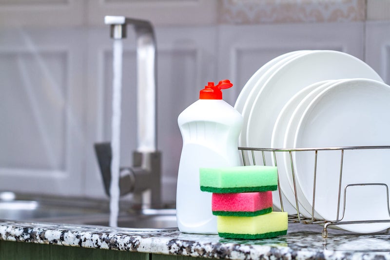 DecorRack 40 Pack Kitchen Sponges, Heavy Duty, Non-Scratch Cleaning Scrub Sponges for Dishes, Cleaning Household, Bathroom, Car Wash - Multicolor (Pack of 40) - Image 5